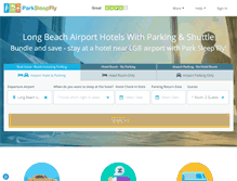 Tablet Screenshot of longbeach.parksleepfly.com