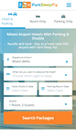 Mobile Screenshot of miami.parksleepfly.com