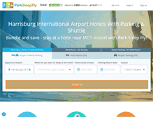 Tablet Screenshot of harrisburg.parksleepfly.com
