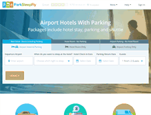 Tablet Screenshot of parksleepfly.com