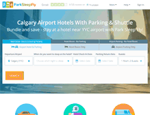 Tablet Screenshot of calgary.parksleepfly.com
