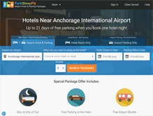 Tablet Screenshot of anchorage.parksleepfly.com