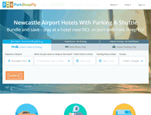 Tablet Screenshot of newcastle.parksleepfly.com